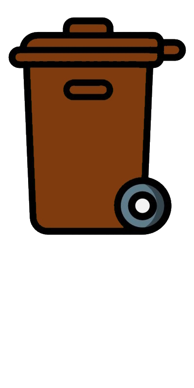 brown bin